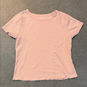 Old Navy Light Pink Short Sleeve Tee